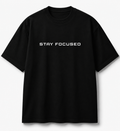 Stay Focused Oversized T-Shirt – Black